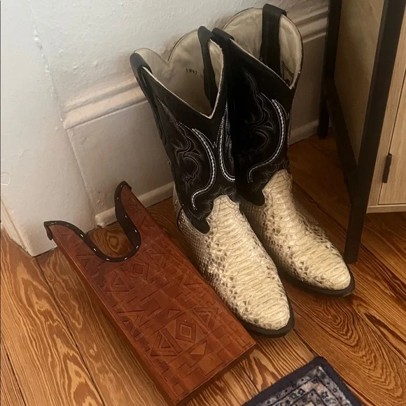 J.B.Dillion Python Snake Skin Boots women’s/mens